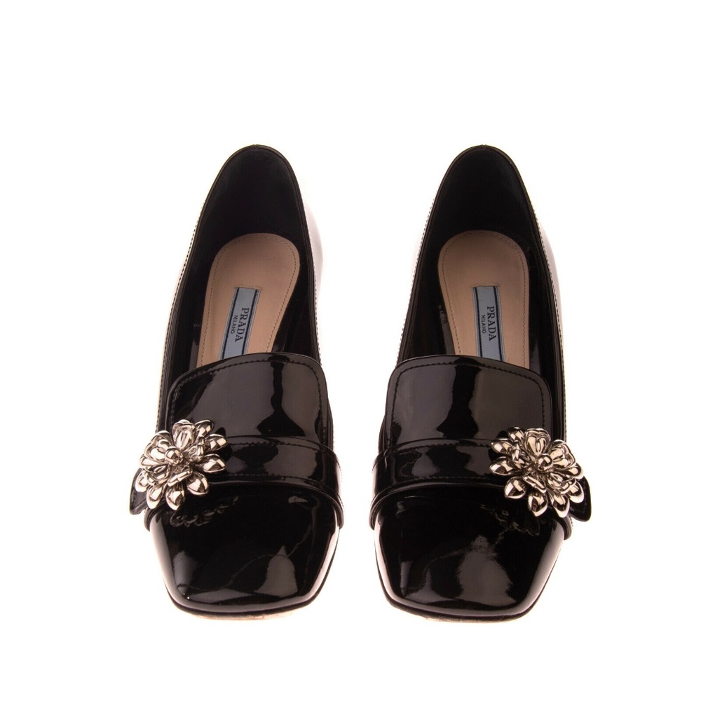 Prada Leather Loafer Court Shoes Size 38 US 7 1/2-